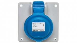 Gniazdo tablicowe 16A 3P 230V niebieskie IP44 P17 TEMPRA PRO 555184