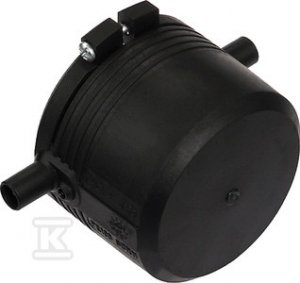 Zaślepka elektrooporowa d63 PE100, SDR11, PN10 gaz/PN16 woda
