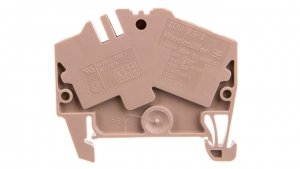 Złączka szynowa 3-przewodowa 2,5mm2 beżowa ZDU 2.5-2/3AN Ex 1706010000