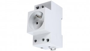 Gniazdo modułowe 2P+Z 10/16A 230V na szynę 002414010