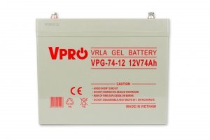 Akumulator GEL VPRO SOLAR 12V 74Ah PREMIUM