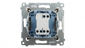 Simon 54 Łącznik świecznikowy, szybkozłącza, złoty mat DW5.01/44