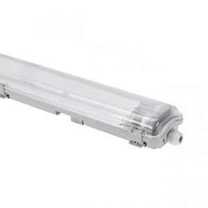 OPRAWA HERMETYCZNA LIMEA LED TUBE SLIM G13 2x120 250V IP65 1310x90x63 mm SZARY