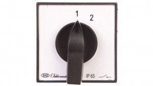 Łącznik krzywkowy schodowy 1-2 3P 12A IP65 Łuk E12-11-2 921288