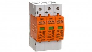 Ogranicznik przepięć PV 900V DC Typ 1 2 3P 7kA V25-B C Typ 1 2 3-PH900 5097447