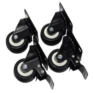 Komplet kół do szaf stojących EmiterNet (2x kółko skrętne, 2x kółko skrętne z hamulcem)