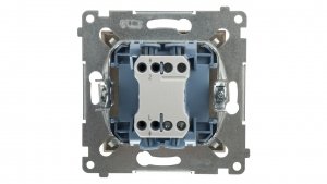 Simon 54 Łącznik jednobiegunowy, szybkozłącza, złoty mat DW1.01/44