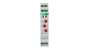 Przekaźnik czasowy 1P 8A 0,1-576h 230V AC, 24V AC/DC wielofunkcyjny PCU-511DUO