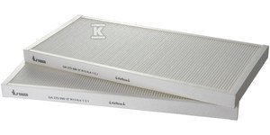 Zestaw filtrów KERMI - 2x antysmogowy 80% F9, dla filtra skrzynkowego cleanAir Y810420100101K
