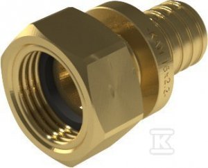 Półśrubunek mosiężny z płaskim uszczelnieniem GW ultraLINE - 16 G3/4 2510105003