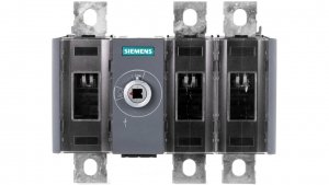 Rozłącznik izolacyjny 3P 400A bez napędu obrotowego przyłącza płaskie śrubowe 3KD4230-0PE20-0