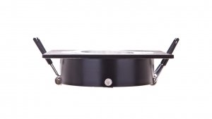 Oprawa punktowa 1x50W GX5,3 IIIkl. 12V IP20 SEIDY CT-DTL50-B kwadratowa czarna 18289