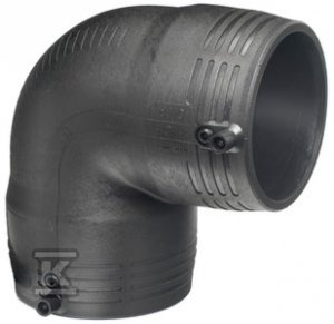 Kolano elektrooporowe 90ST. DN125 PE100, SDR11, PN10 gaz/PN16 woda 753101815