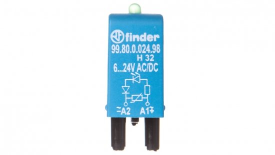Moduł sygnalizacyjny LED zielony   warystor 6-24V AC/DC 99.80.0.024.98