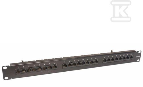 PANEL KATEGORII 6 19  1U 24XRJ45, UTP