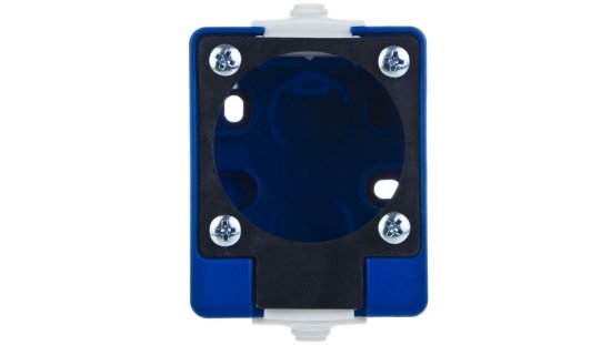 Puszka do gniazd jednofazowych 1040-0 1050-0 niebieska 106-0h