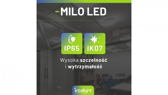 Plafoniera sieciowo-awaryjna MILO M 3H MT 4000K IP65 / 92783