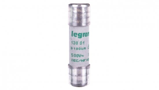 Wkładka bezpiecznikowa cylindryczna 10x38mm 1A aM 500V HPC 013001