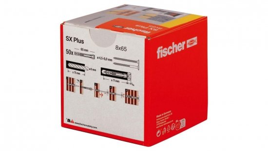 Kołek rozporowy SX Plus 8x65 568108 /50szt./