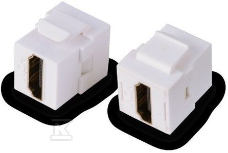 Moduł Keystone HDMI, biały CCAS-KHD-W