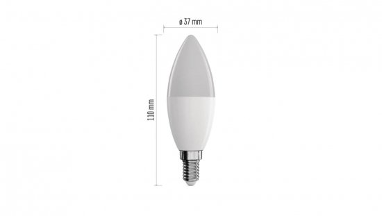 GoSmart Żarówka LED świeczka E14 4,8W 470lm RGB ściemnialna Wi-Fi 2 lata gwarancji ZQW322R