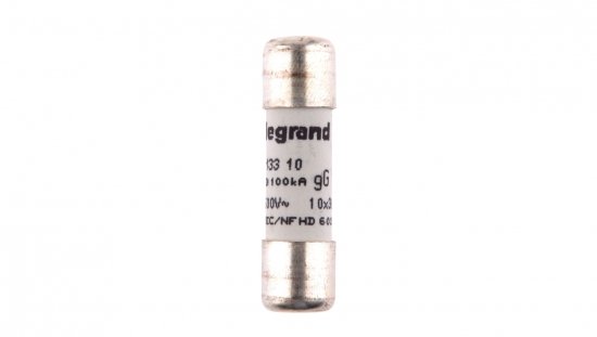Wkładka bezpiecznikowa cylindryczna 10x38mm 10A gG 500V HPC 013310