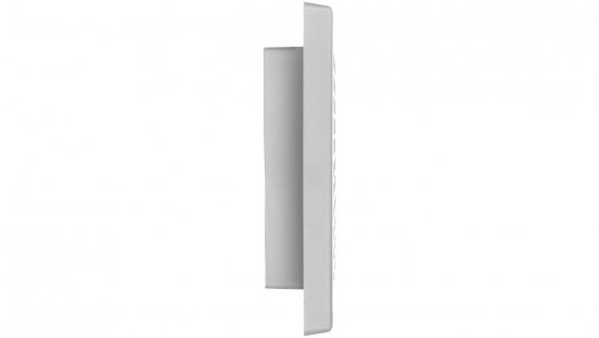 Kratka wentylacyjna 130x130mm biała żaluzja+sznurek T43