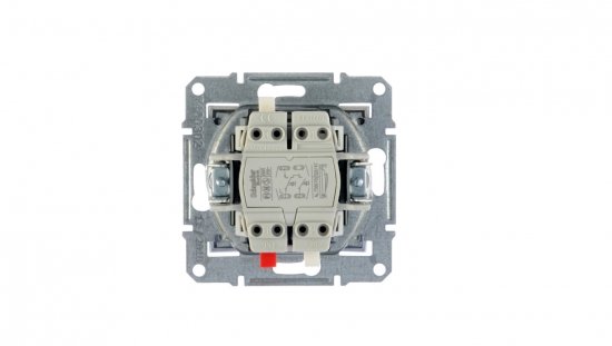 Sedna Przycisk żaluzjowy 2-biegunowy 10A aluminium z blokadą elektryczną SDN1300160