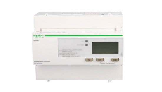 Licznik energii elektrycznej 1/3-fazowy 125A 100-277/173-480V kl.1/B Modbus MID taryfowy cyfrowy modułowy A9MEM3355