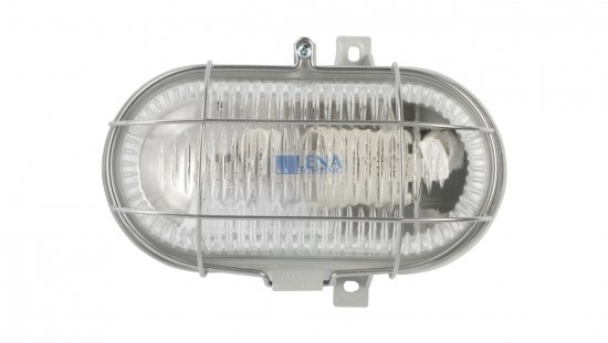 Oprawa kanałowa OVAL 1x100W E27 IIkl. 230V IP44 kl. pryzmatyczny 100178