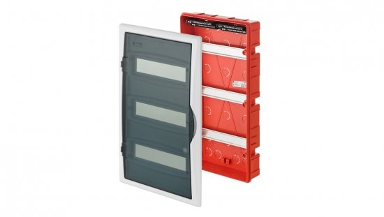 Rozdzielnica modułowa 3x12 p/t ECONOMIC BOX RP 3/36 drzwi transparentne (N+PE) lP40 2516-01