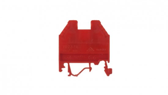 Złączka szynowa gwintowa 2,5mm2 czerwona VS 2,5 PA  003901002