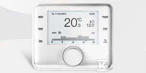 Regulator pogodowy CW400 z czujnikiem temperatury zewętrznej oraz programowaniem tygodniowym, do montażu na ścianie lub w kotle, z programowaniem tygodniowym