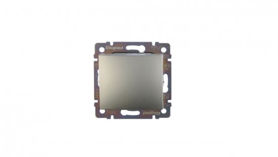 VALENA Łącznik jednobiegunowy aluminium 770101