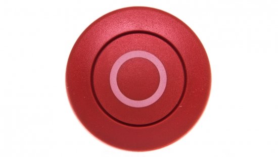 Przycisk grzybkowy czerwony 22mm z samopowrotem z opisem M22S-DP-R-XO 216721