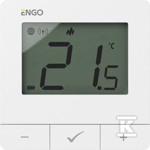 Regulator temperatury internetowy, ENGO E20i-W, bezprzewodowy, Wi-Fi, biały, 230V