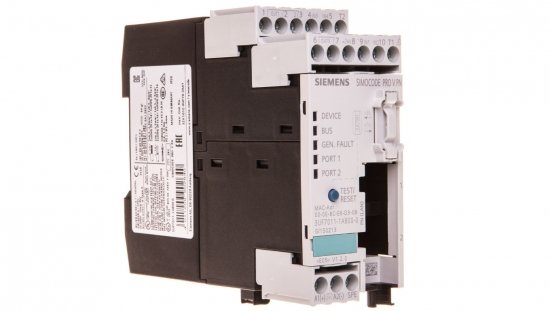 Elektroniczny moduł zabezpieczający silnik 4we/3wy 24V DC ETHERNET RJ45 3UF7011-1AB00-0