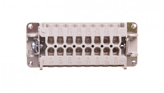 Wkład złącza 16P PE żeński 16A 500V EPIC H-BE 16 BS 10195100