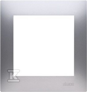Ładowarka 2 x USB (moduł), 2.1 A, 5V DC, 230V, srebrny mat Simon54 + Ramka 1-krotna uniwersalna IP20 / IP44, srebrny mat Simon54 DMR906