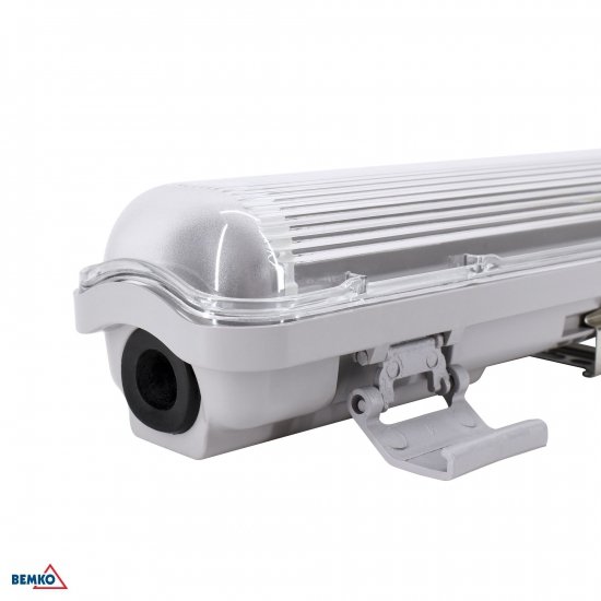OPRAWA HERMETYCZNA  EMPTY  120CM 1xT8LED PC, KLOSZ PRYZMATYCZNY