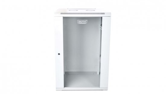 Szafa krosowa wisząca niedzielona 19 cali 15U 600x769x600 szara DN-W19 15U/600