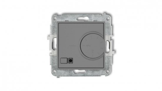 ICON Mechanizm elektronicznego regulatora temperatury z czujnikiem powietrznym szary mat 27IRT-2