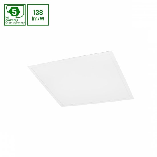 ALGINE PANEL BACKLIGHT 40W CW 230V 120st IP20 600x600x32 BIAŁY  5 lat gw.