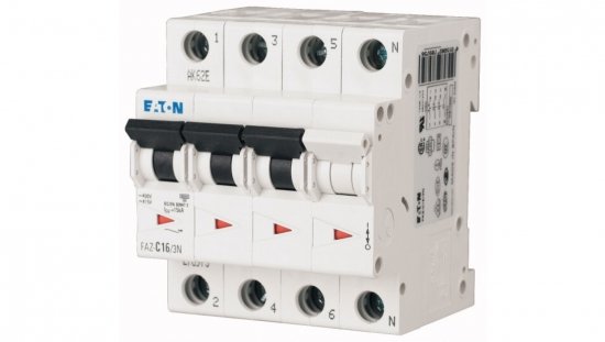 Wyłącznik nadprądowy 3+N C 16A 15kA AC FAZ C16/3N 278975