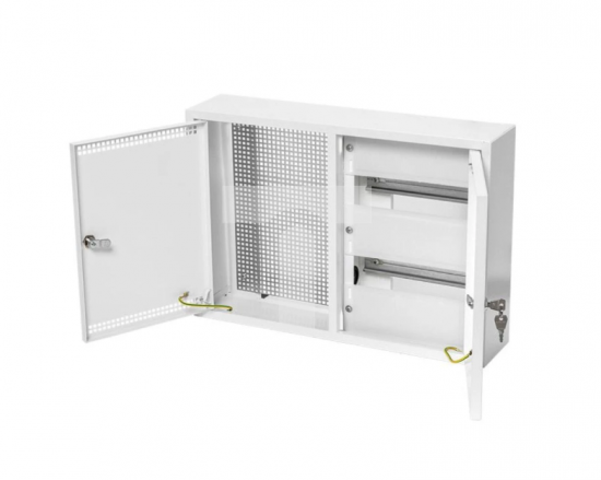Rozdzielnica natynkowa modułowa 2x12 + płyta montażowa IP30 stalowa MRN-24 Z