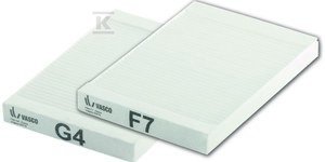 Zestaw filtrów G4/F7 do: D275EP III (200/216x245x20mm) 11VE50363