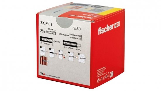 Kołek rozporowy SX Plus 12x60 568012 /25szt./