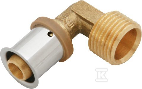 Kolano 90&deg; mosiężne GZ ultraPRESS - 25 R3/4 1009070005