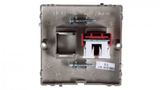 Simon Basic Gniazdo komputerowe pojedyncze RJ45 kat.5e satynowe BMF51.02/29