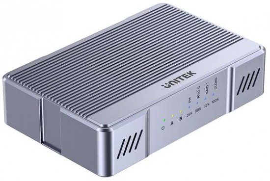 Unitek obudowa 2x M.2 20 Gb/s  RAID0, RAID1 + klonowanie